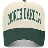 North Dakota Collegiate Hat (US, Alpha, One Size, Green/Natural)