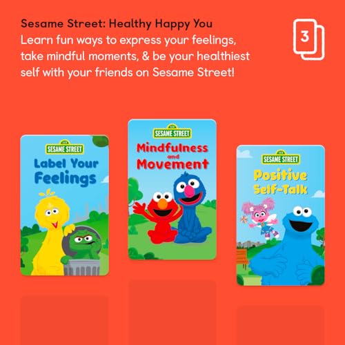 Yoto Sesame Street: Pack #1: Healthy Happy You - 3 Kids Audio Cards for Use with Player & Mini All-in-1 Audio Device, Screen-Free Listening with Fun Playtime, Bedtime & Travel Stories, Ages 3+ by YOTO - Image 2