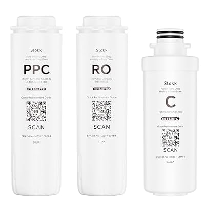 Stokk T1 Lite PPC|RO|C Combination, Replacement for T1 Lite Countertop Reverse Osmosis Water Filter