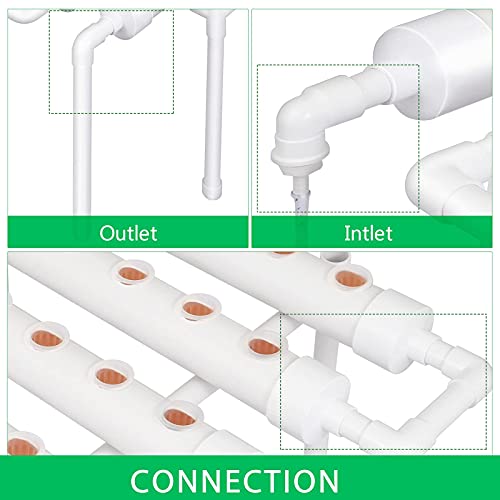 Ryan Hydroponic Grow Kit 3 Layers 90 Holes Plant Sites,Hydroponic Planting Equipment, Hydroponics Growing System, Vegetable Tool Grow Kit Includes Water Tube, Timer #TOP4