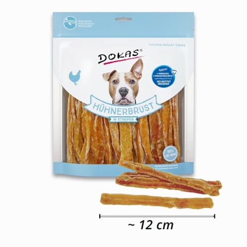 Hühnerbrust in Streifen | Snack für Hunde | 5 x 500 g | Luftgetrocknet