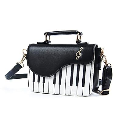 EVEOUT Donne Elegante Piano Brevetto Borsa a Tracolla Borsa a tracolla per le donne, Piano, M, Novità