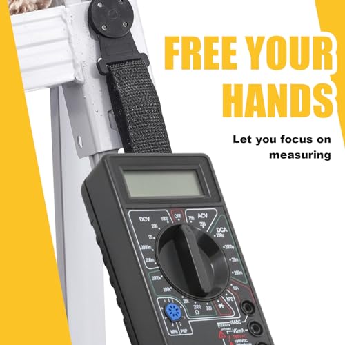 Image of Magnetic Hanging Strap Compatible with Fluke,6 Sets | Adjustable Loop, Compatible with Fluke Multimeter Accessories