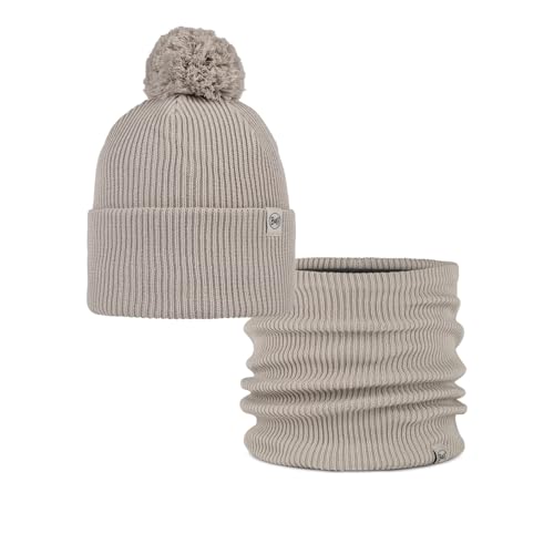 Pack Bonnet et Tour de Cou Buff Renvi Birch Gray idéal pour les Randonnées et Sorties Hivernales