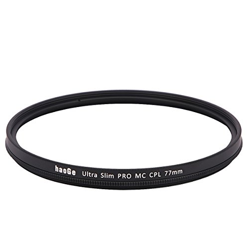 Haoge 77Mm Mc Cpl Multicoated Circular Polarizer Polarizing Lens Filter For Canon 70-200Mm F/2.8L, 17-40Mm F4L, 100-400Mm F/4.5-5.6L, 24-105Mm F/3.5-5.6, 24-105Mm F/4L Is, 24-70Mm F/4L Lens #TOP3