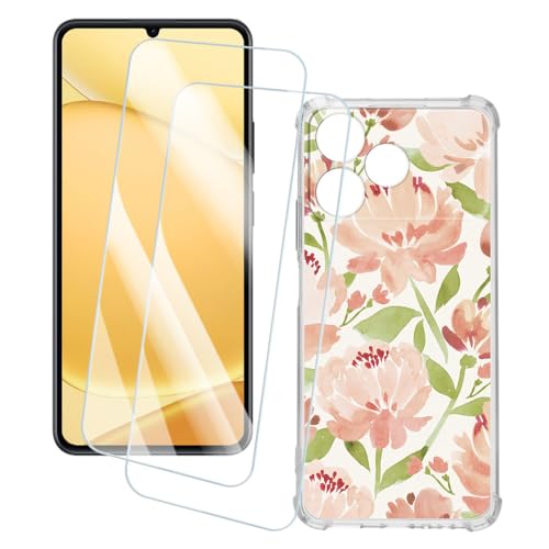 OAGELIM 2�Z�b�g �X�N���[���v���e�N�^�[ + �P�[�X OPPO Realme Note 80 4G (6.74 �C���`) �Ƃ̌݊������� �A�[�e�B�X�e�B�b�N�J�X�^���v�����g�J�o�[�Ƌ����K���X�t�B���� �X�N���b�`�h�~ (��)