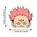 YUNEX 5.1 Inch Cool Man Anime Peeking Car Window Decal Bumper Trunk Laptop DIY Decoration Motorcycle Surfboard Vinyl Wrap Stickers