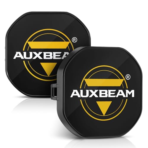 Image of Auxbeam XP-Ultra Series 3 Inch Black Protective Light Covers, Offroad LED Pods Lens Cap, On Road /Off Road, Snap-On Design, for 3 inch Specific Light Models, 2 Packs