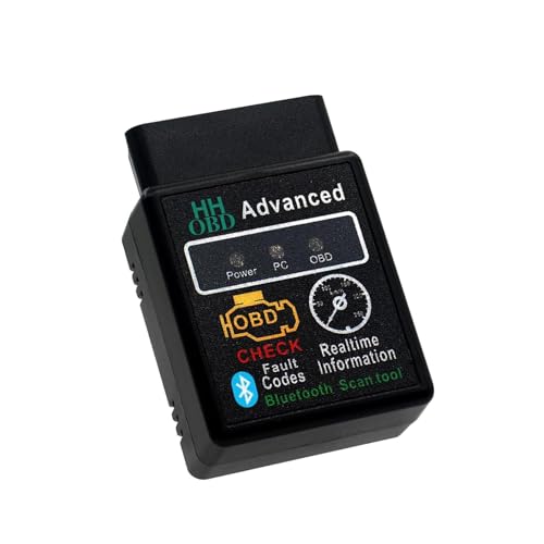 lekiliky Car OBD2 Bluetooth Diagnostic Tool, Convenient Reset and Clear