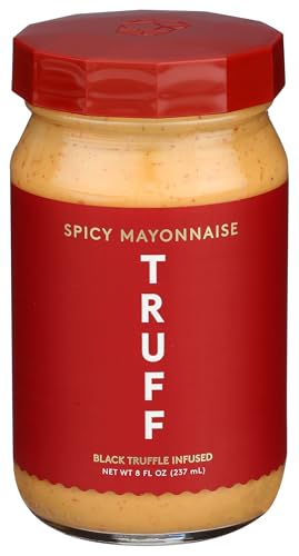 Truff Maionese piccante a calore delicato, tartufo nero invernale infuso con jalapeno rosso, senza glutine - 237 ml