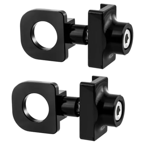 Teocpai 2Pcs Bicycle Chain Tensioner Aluminum Alloy Adjustable Bicycle Chain Tensioner Fastener for Single Speed Bicycle BMX Fixie Bike Cover