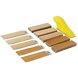 Mini Detail Sander for Wood - Hand Sanding Tool Kit with 50 PCS Wet Dry Sandpaper (80/120/180/240/400 Grits), Small Sanding Block for Furniture Refinishing, Crafts & DIY Projects