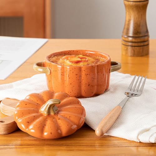 Marmite en céramique et mini casserole cuivre avec couvercle pour soupe - 4