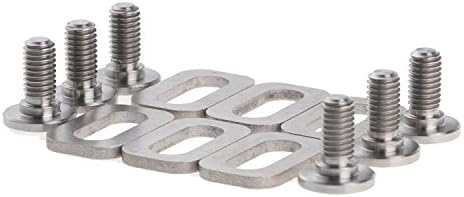 Wanyifa Titanium Ti Bolts Spacers for Look KEO Road Bike Clipless Pedals Cleats