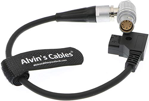 Alvin's Cables ARRI Alexa Mini D Tap do 8-pinowego żeńskiego kątowego kabla zasilającego do kamery ALEXA MINI 25 cm