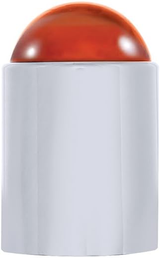 United Pacific 86130 ステンレスプラスチックバンパーガイドキット ドームレンズトップ付き アンバー