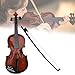Violine Anfänger Set 42 cm Geige Kinder Erwachsene Violine Spielzeug Violine Musikinstrument Extrem geeignet für Anfänger (Dunkelbraun)