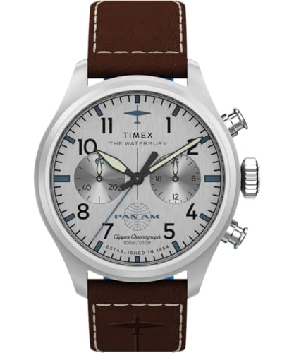Timex Waterbury X Pan Am Reloj de Pulsera de Cuarzo para Hombre