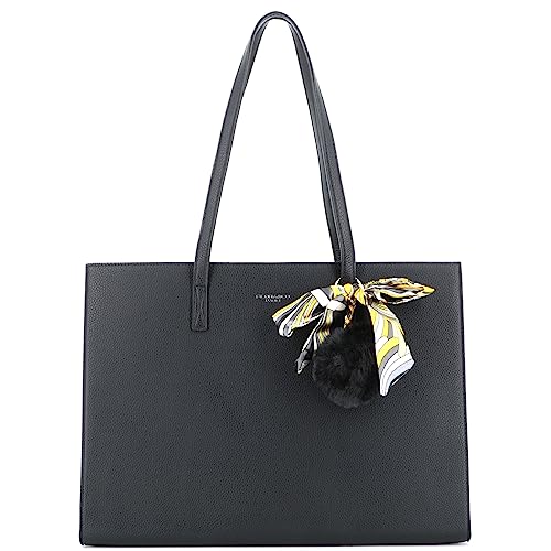 Cabas fourre-tout rigide elegant et classique fini similicuir graine