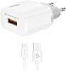 VGOSITE Lightning Usb Girişli 3.0 Hızlı Şarj Aleti, Yüksek Hızda Şarj Eder. Güvenli Şarj için Akım Korumalı, Telefonunuzu Tanır ve Maksimum Hızda Şarj Eder. Lightning Girişli Cihazlar İçin Uyumlu
