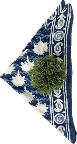 Block print bandanas Bohemian Style Cotton Neck Scarf, Boho Soft Cotton Bandana, Cotton Neckerchief, Cotton Square Scarf gift handkerchief mud print indigo bandana2