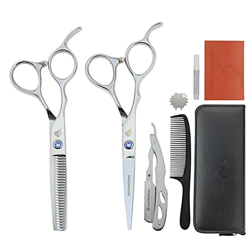 Ciseaux coiffeur gaucher pour salon de coiffure et coupe maison 5.5" et 6"