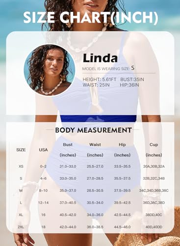 Image of Herseas 2 Piece Bikini Set U-Wire Cutout Popular Swimsuit High Waisted Textured 2026 Summer Beach Swim Bathing Suits