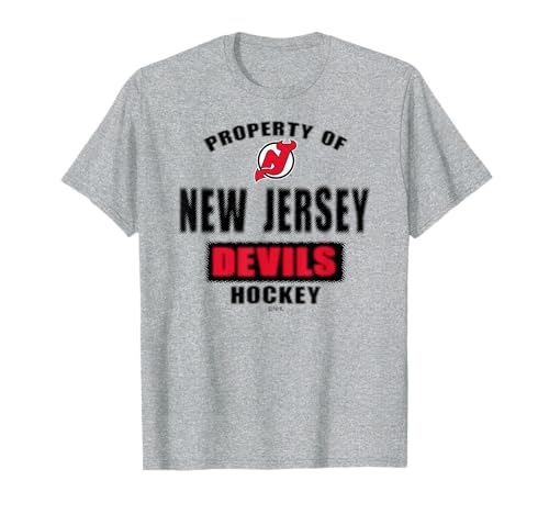 New Jersey Devils Property Gray Officially Licensed T-Shirt