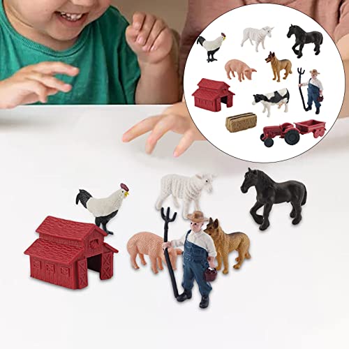 SM SunniMix Simulation nhoftiere Spielzeug Partyzubehör Tiere Spielset für 4 5 Jahre Alte Kinder , 10St – Bild 7