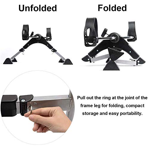 Ejercitador plegable para brazos y piernas con monitor LCD miniatura 3