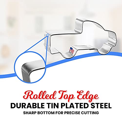 Pick Up Truck Cookie Cutter 4 Inch – Made In The Usa – Foose Cookie Cutters Tin Plated Steel - Pick Up Truck Cookie Mold #TOP3
