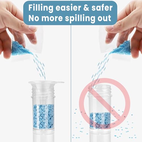 benlidoner 60 Slots Diamond Art Storage Box Kit Portable Diamond Art Accessories Transparent Bead Storage Box with Labels and Funnel for Diamond Organization - Image 2