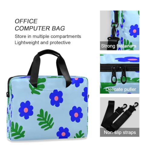 Bolsa de transporte de portátil compacta con correa y bolsillo exterior 6