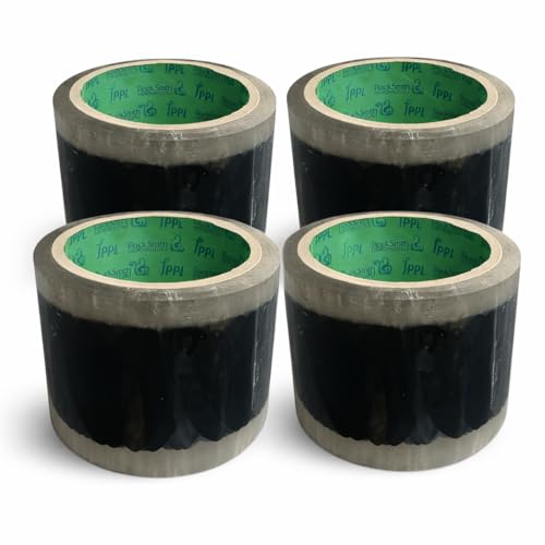 Image of Myntra Packaging Tape | 72mm / 3 Inch Wide BOPP Adhesive Tape Roll | 65 Meter Long Strong Brown Tape | Heavy-Duty Carton Sealing & E-Commerce Packing Material (Pack of 4 Rolls)