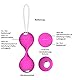 Lustfactor PEARLZ | DeLuxe Vibro-Liebeskugeln für Sie aus Silikon | Kabellose Funk Fernbedienung | Vibroei, Vibratorei, Vibrator, Eivibrator | Für vaginale + klitorale Stimulation | Wiederaufladbar