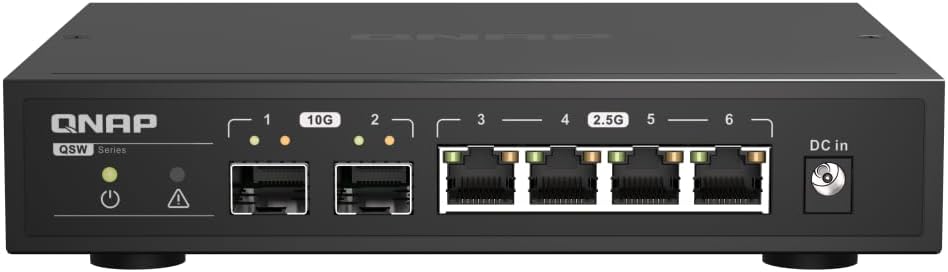 QNAP QSW-2104-2S-A-US Network Switch
