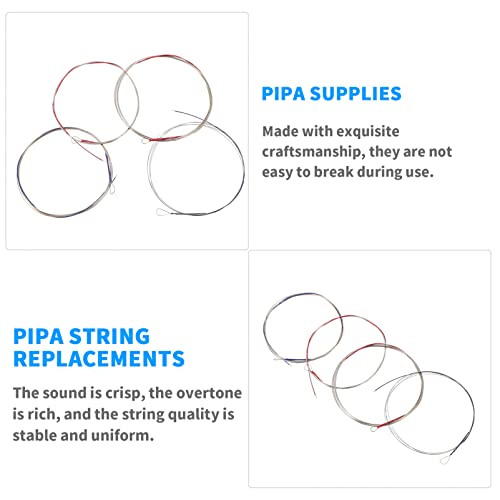 ARTIBETTER 4 Pcs Portáteis Strings de Pipa Prático Pap Papas Pipa Mudança de Strings