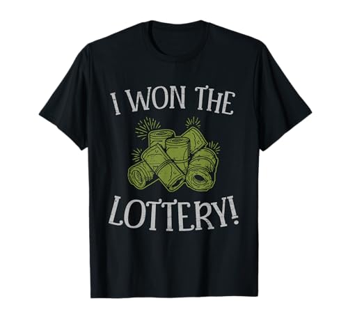 I Won The Lottery Game Winner Luck Lottery Scratcher T-Shirt