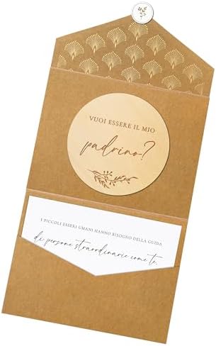 Joli Coon Vuoi essere la mia testimone carta di legno