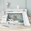 White Bunk Bed With Stairs & Slide