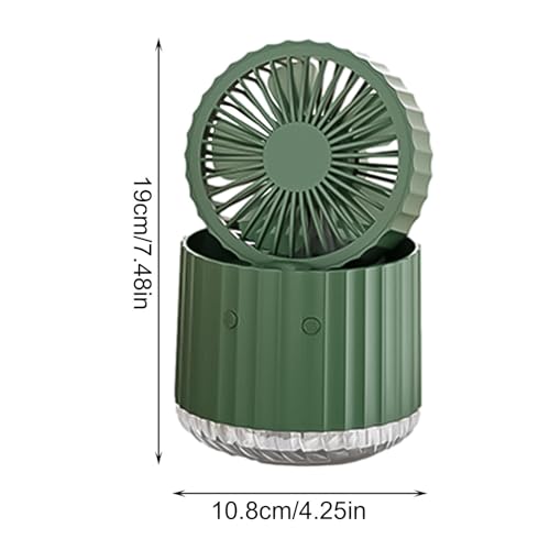 Dovxk Nebelventilator, Sprühnebelventilator, Tischsprühnebel, Fächerwasser, Elektrischer USB-Desktop-Sprühwasserventilator für den Tisch-, Heim- und Reisegebrauch – Bild 6