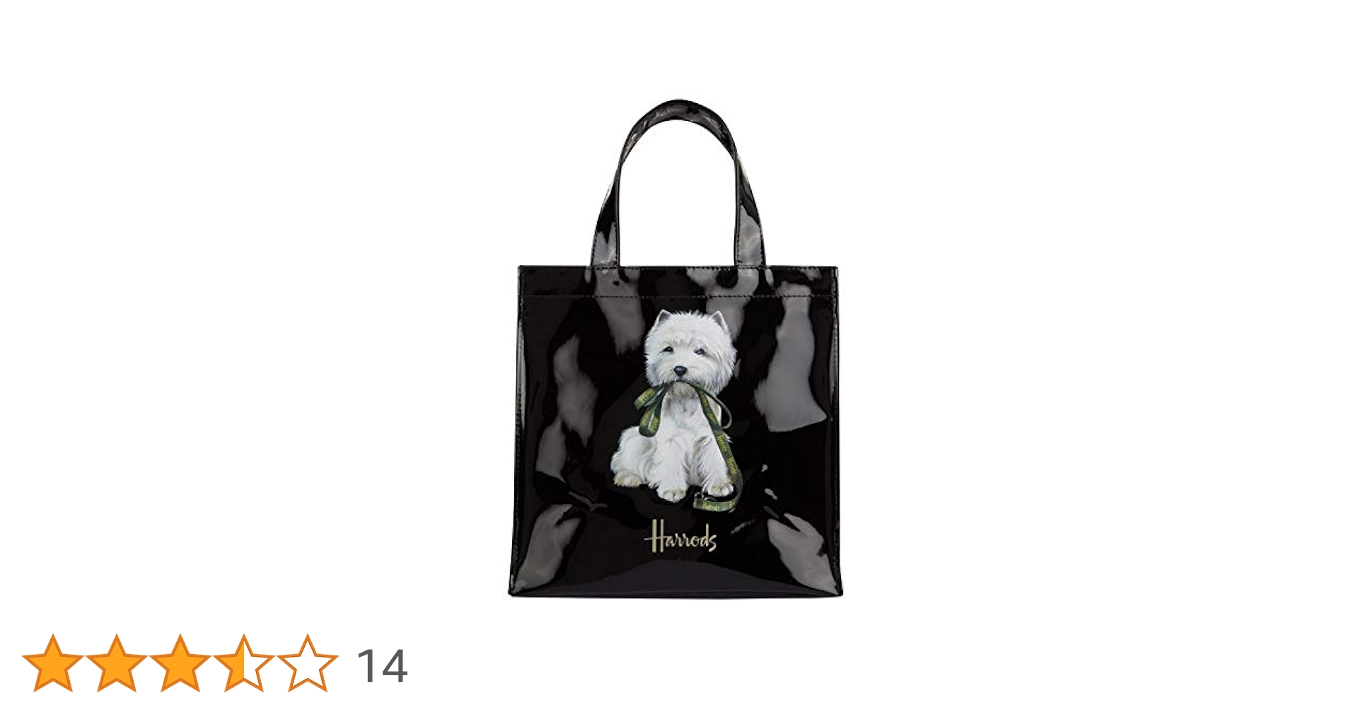 Amazon | [ハロッズ] 英国 リードをくわえた ウェスティ トート