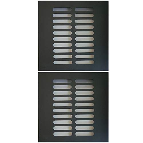 2PCS Lüftungssieb Rechteckig Aluminium Lüftungsgitter Stegblech Aluminium Lüftungsgitter Rechteckig Hochwertige Aluminium Lüftungsgitter für