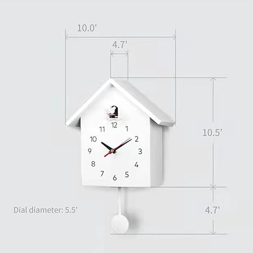 Miniatura 7 de Cuco Reloj de pared Reloj de informe Reloj despertador Reloj de cuco Reloj de mesa Reloj de mesa Reloj de cuco Reloj de pared para el hogar Reloj de