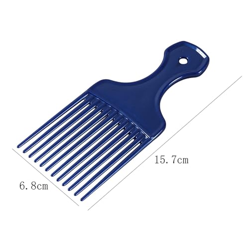 Set 2 Peines Azul Estilo Salón para Cabello Rizado miniatura 2