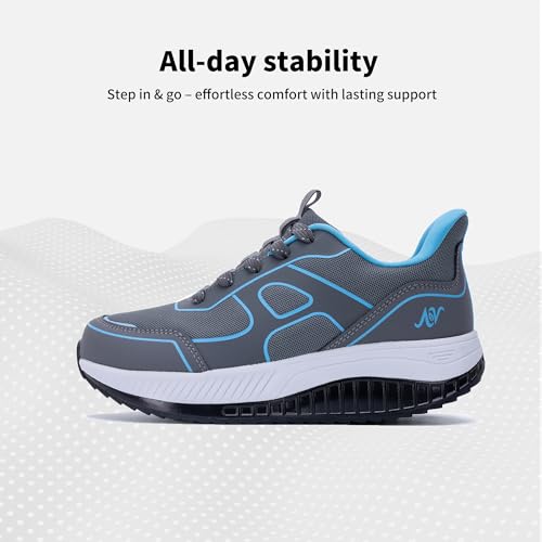 Womens Walking Shoes Arch Support Plantar Fasciitis Sneakers Cushion Pain Relief Tennis3