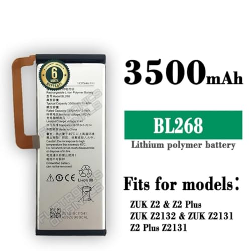 Image of BL268 Battery for Lenovo ZUK Z2 / Z2 Plus Z2132, Z2131, Z2131 Battery with 6 Month Warranty**** (Z111)