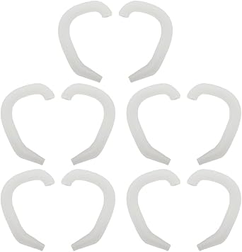 Hohopeti 5 Pairs Kids Ear Corrector Baby Pinna Orthodontic Patch Silicone Correction Patch, Skin Friendly Baby Gel Ear Tape Anti-slip Newborn Silica Gel Sticker White