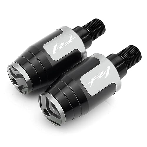 Terminales de manillar CNC plata para Yamaha Fazer FZ1 diseño premium antivibración 2