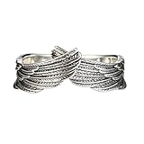 Pratique à porter : nous utilisons une bague réglable, ce qui est pratique pour elle à porter à tout moment sans gêne.